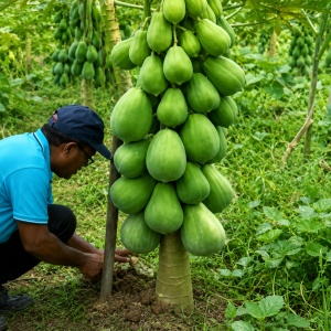 ২ প্যাকেট হাইব্রিড গ্রিন লেডী পেপে বীজ ৫৮০ টাকা